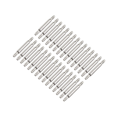 Harfington Spring Bar Pins Double Fringe Stainless Steel Watch Band Pins 30Pcs