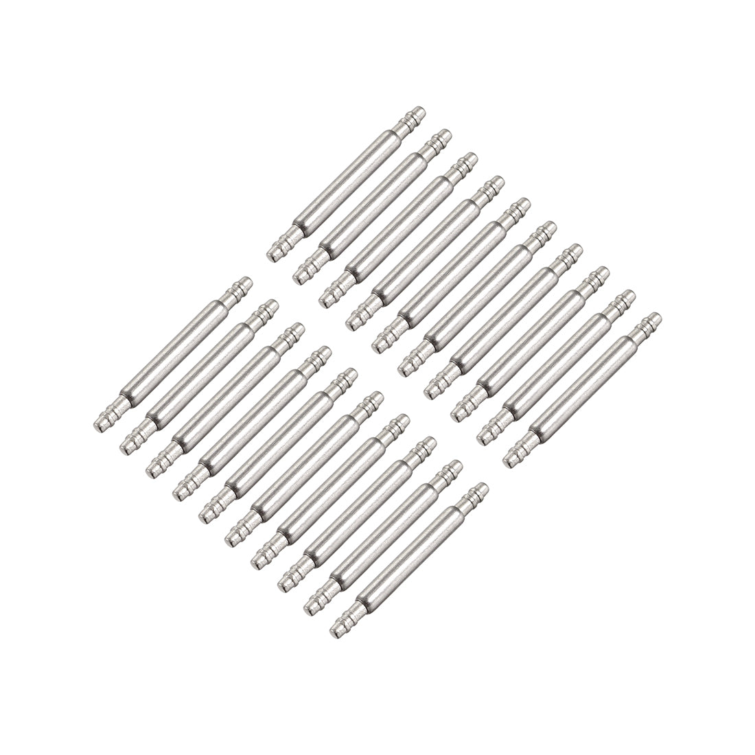 Harfington Spring Bar Pins Double Fringe Stainless Steel Watch Band Pins 20Pcs