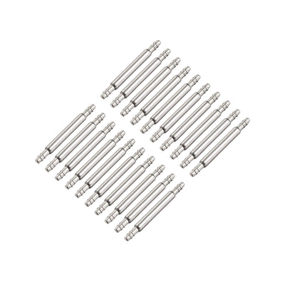 Harfington Spring Bar Pins Double Fringe Stainless Steel Watch Band Pins 20Pcs