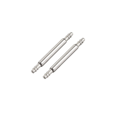Harfington Spring Bar Pins Double Fringe 316 Stainless Steel for Watch Band 2Pcs