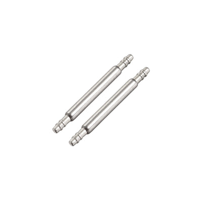 Harfington Spring Bar Pins Double Fringe 316 Stainless Steel for Watch Band 2Pcs