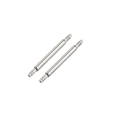 Harfington Spring Bar Pins Double Fringe 316 Stainless Steel for Watch Band 2Pcs