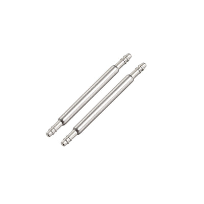 Harfington Spring Bar Pins Double Fringe 316 Stainless Steel for Watch Band 2Pcs