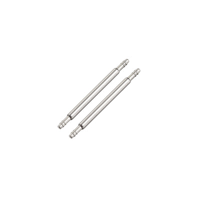 Harfington Spring Bar Pins Double Fringe 316 Stainless Steel for Watch Band 2Pcs