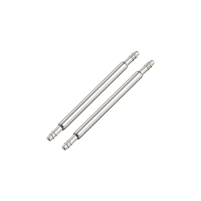 Harfington Spring Bar Pins Double Fringe 316 Stainless Steel for Watch Band 2Pcs