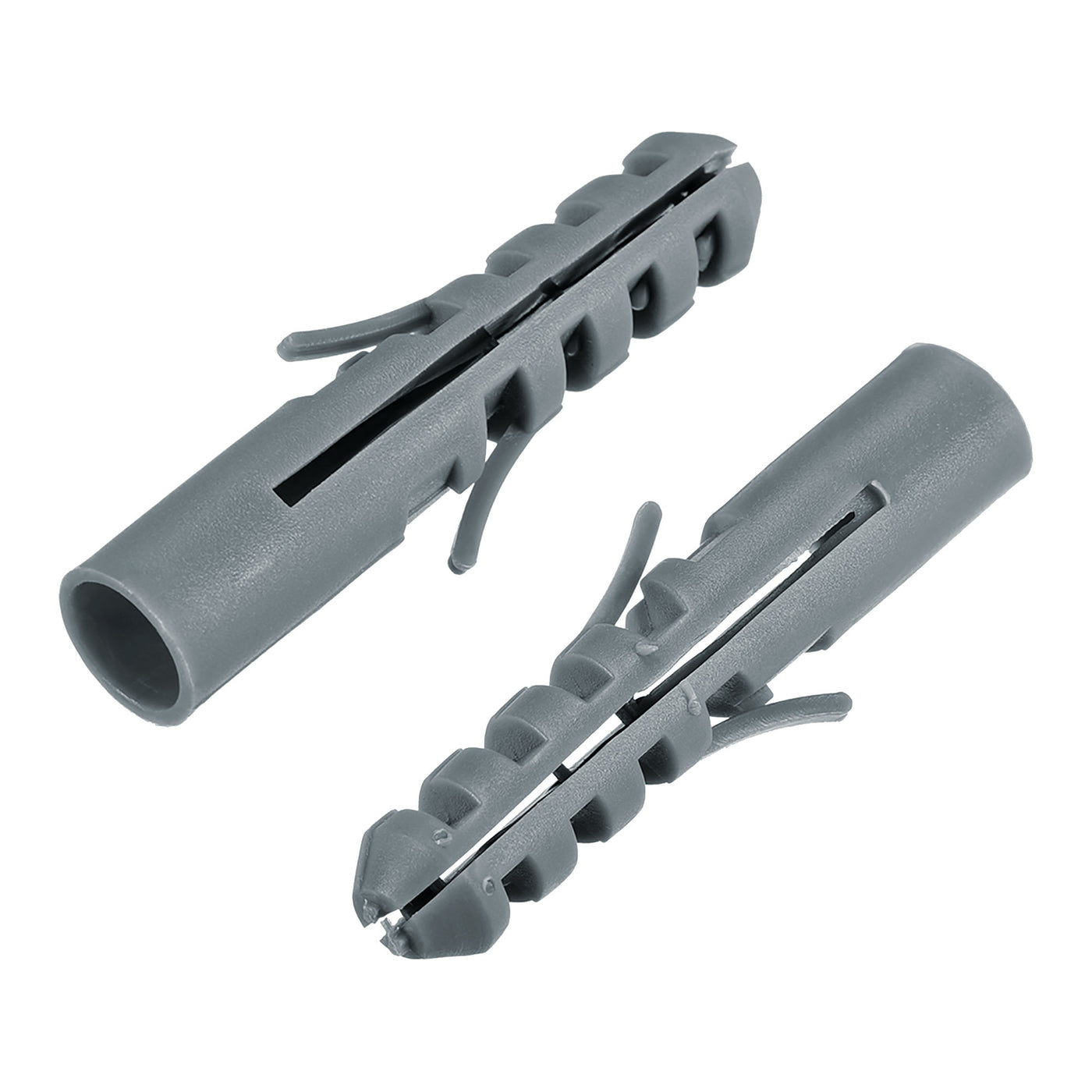 Harfington 14x75mm Plastic Expansion Tube Bolts Column Frame Fixings Gray 20pcs