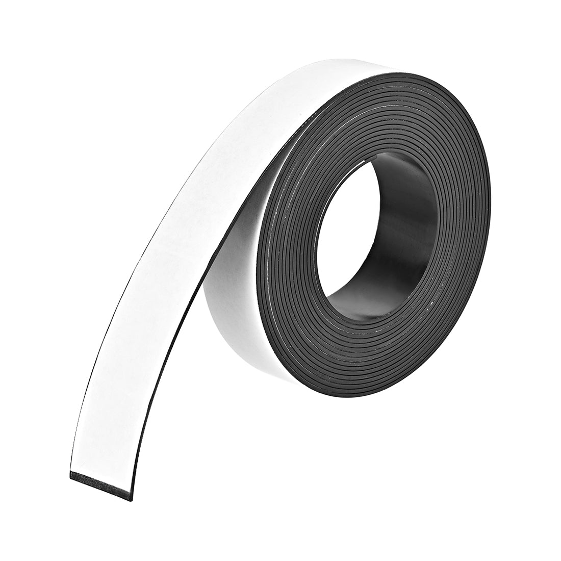 Harfington Magnetic Strip w White Adhesive Tape 16.4 Feet