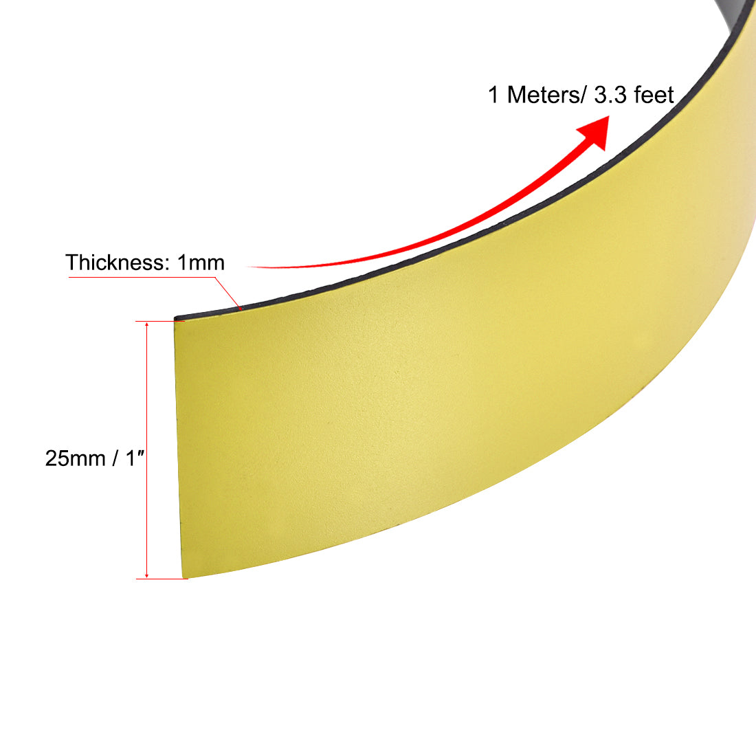 Harfington Magnetic Strip for Crafts, 1 Inch