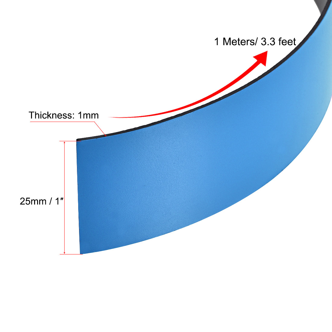 Harfington Magnetic Strip for Crafts, 1 Inch