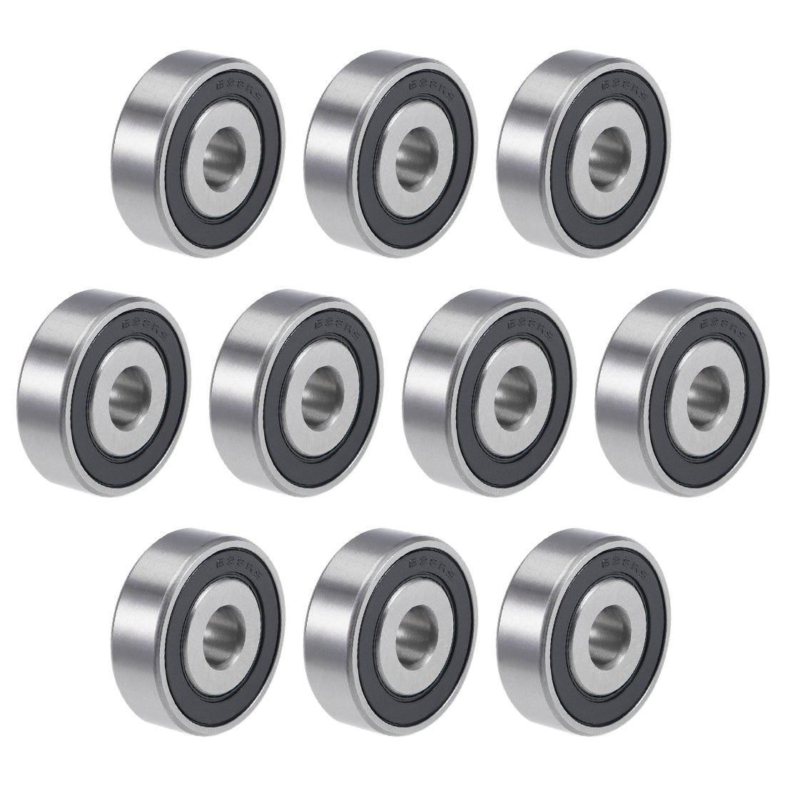 Harfington Deep Groove Ball Bearings Double Seal Chrome Steel ABEC3
