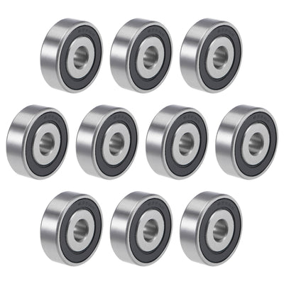 Harfington Deep Groove Ball Bearings Double Seal Chrome Steel ABEC3