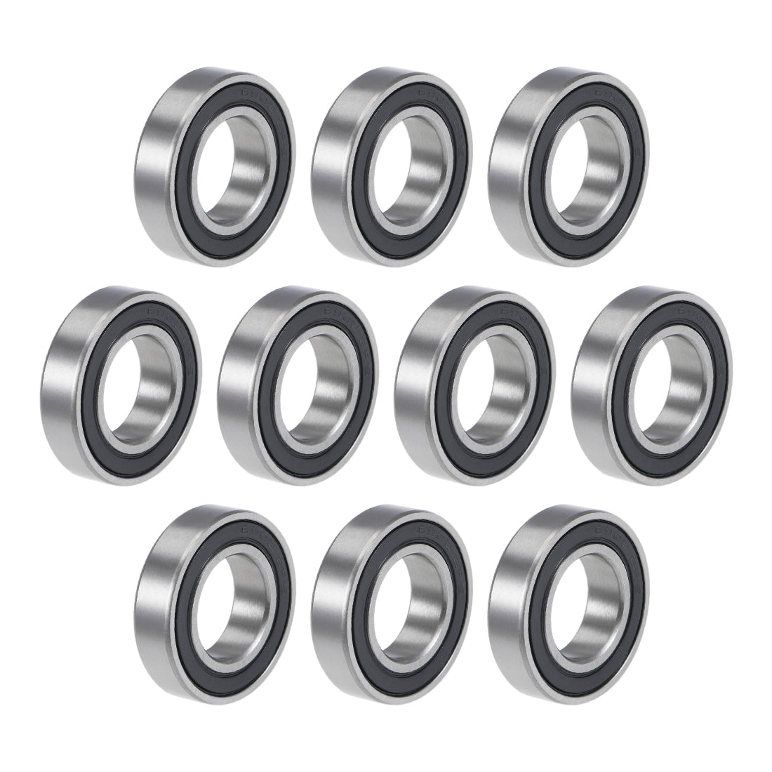 Harfington Deep Groove Ball Bearings Thin Section Double Sealed Chrome Steel ABEC3
