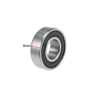 Harfington Deep Groove Ball Bearings Double Seal Chrome Steel Roller