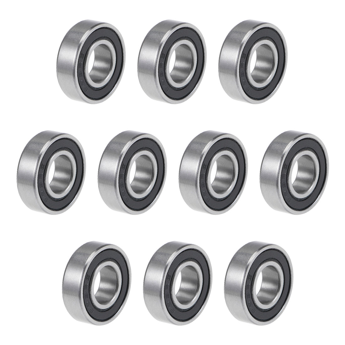 Harfington Deep Groove Ball Bearings Double Seal Chrome Steel Roller