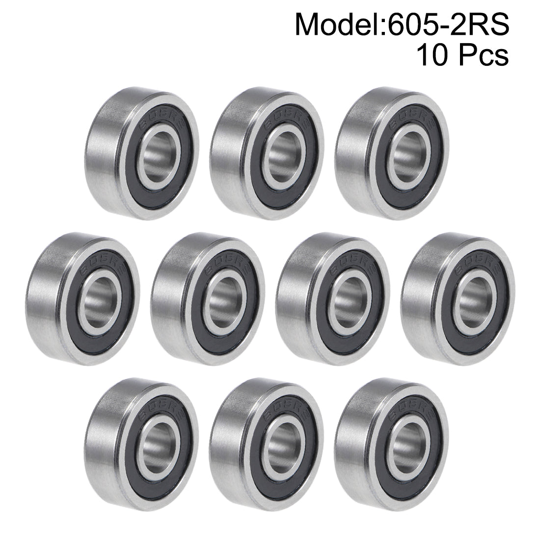 Harfington Deep Groove Ball Bearings Double Seal Chrome Steel ABEC3