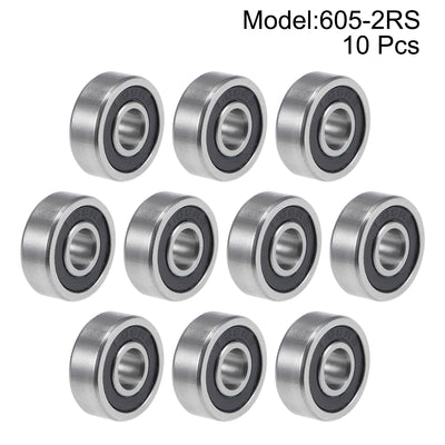 Harfington Deep Groove Ball Bearings Double Seal Chrome Steel ABEC3