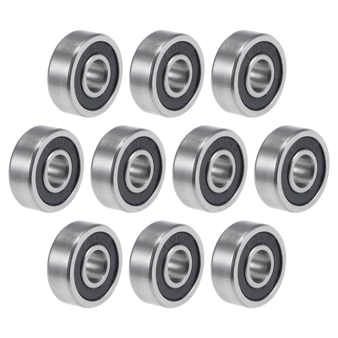Harfington Deep Groove Ball Bearings Double Seal Chrome Steel ABEC3