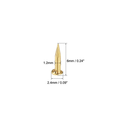Harfington Small Tiny Nails 1X6mm for DIY Decorative Pictures Wooden Boxes Household Accessories 300pcs