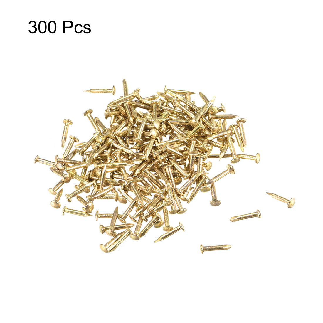 Harfington Small Tiny Nails 1X8mm for DIY Decorative Pictures Wooden Boxes Household Accessories 300pcs