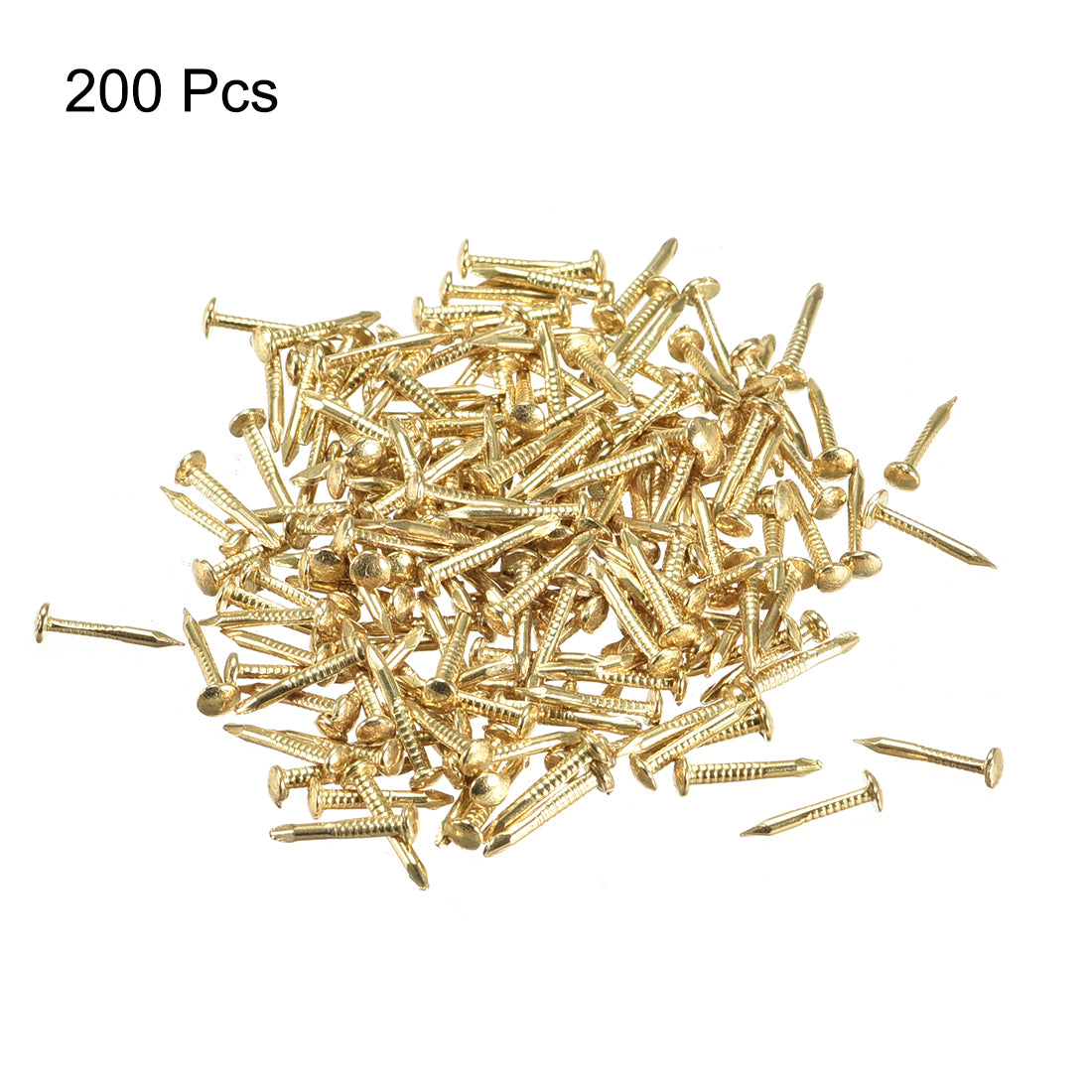 Harfington Small Tiny Nails 1X10mm for DIY Decorative Pictures Wooden Boxes Household Accessories 200pcs