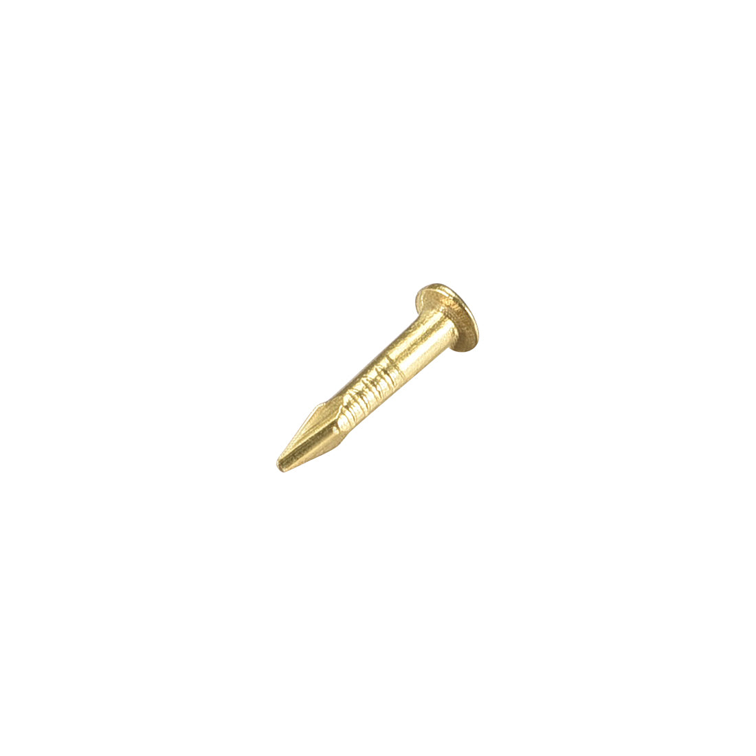 Harfington Tiny Brass Nails 1mmX8mm for DIY Decorative Pictures Wooden Boxes Household Accessories 200pcs