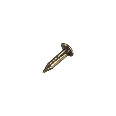 Harfington Small Tiny Nails 1X6mm for DIY Decorative Pictures Wooden Boxes Household Accessories Bronze Tone 200pcs