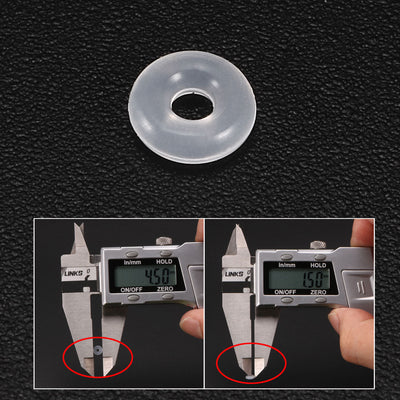 Harfington Silicone O-Rings Gasket for Compressor Valves Pipe Repair