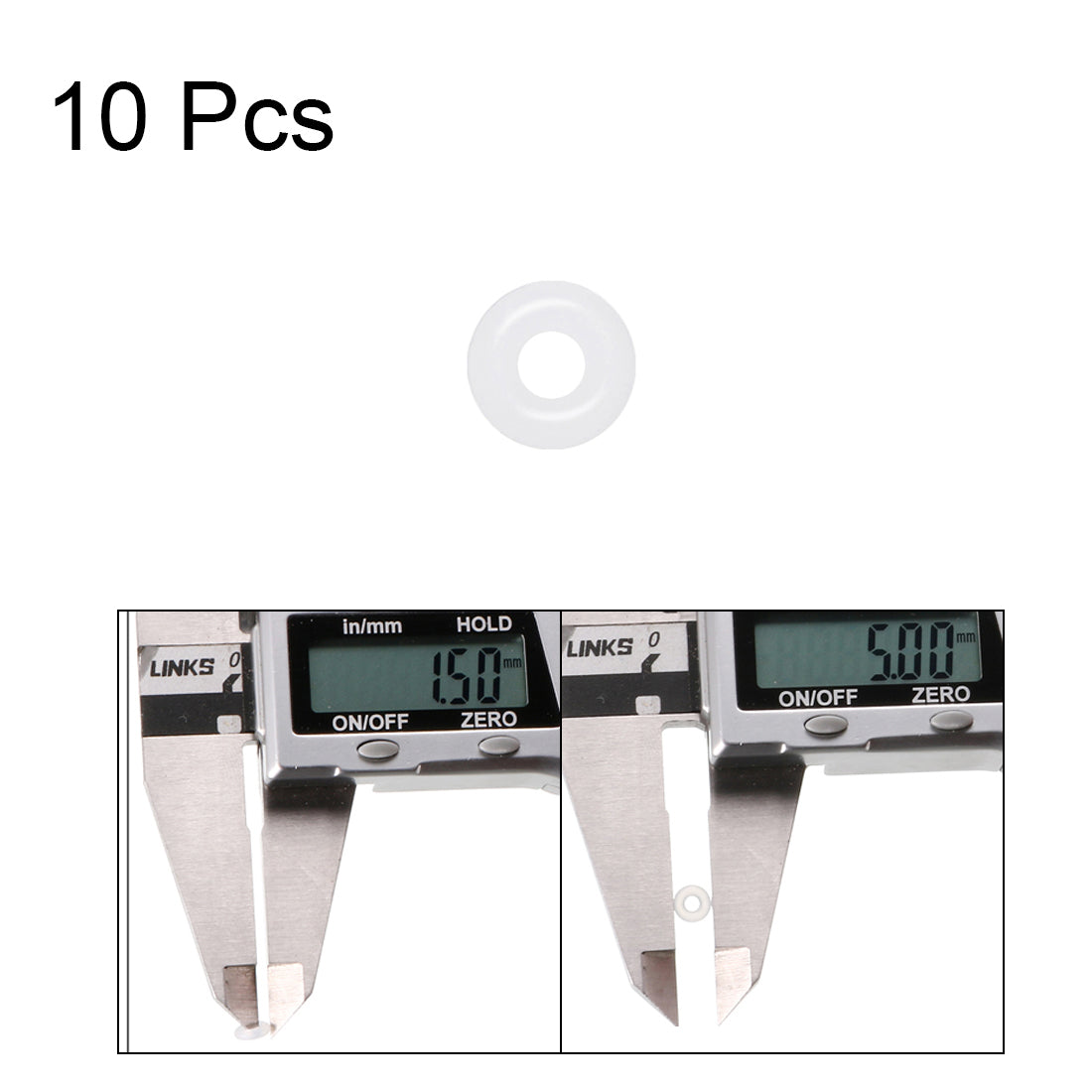 Harfington Silicone O-Rings Gasket for Compressor Valves Pipe Repair