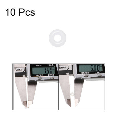 Harfington Silicone O-Rings Gasket for Compressor Valves Pipe Repair