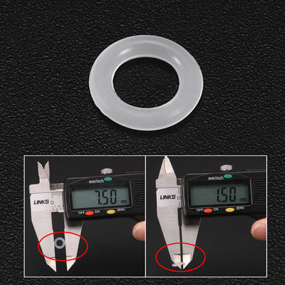 Harfington Silicone O-Rings Gasket for Compressor Valves Pipe Repair