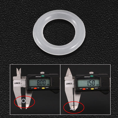 Harfington Silicone O-Rings Gasket for Compressor Valves Pipe Repair