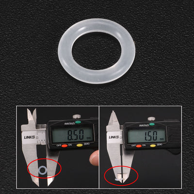 Harfington Silicone O-Rings Gasket for Compressor Valves Pipe Repair