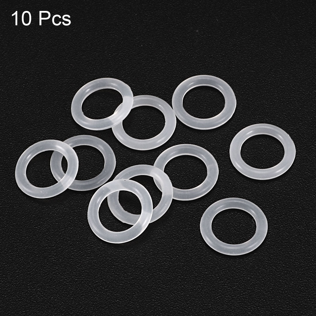 Harfington Silicone O-Rings Gasket for Compressor Valves Pipe Repair