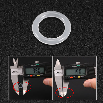 Harfington Silicone O-Rings Gasket for Compressor Valves Pipe Repair