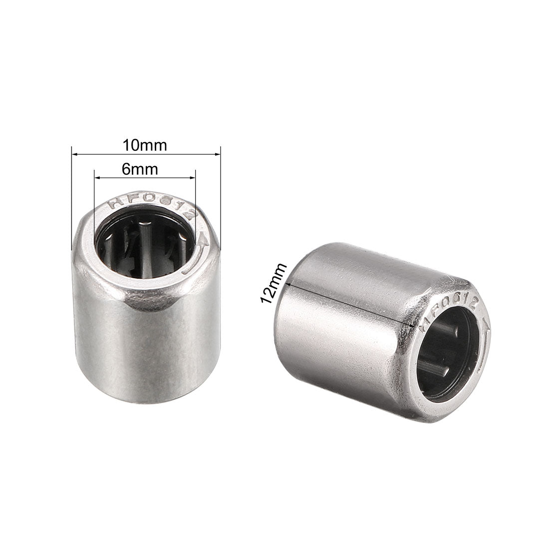 Harfington Needle Roller Bearings, Chrome Steel Needles One Way Clutch Bearing Metric