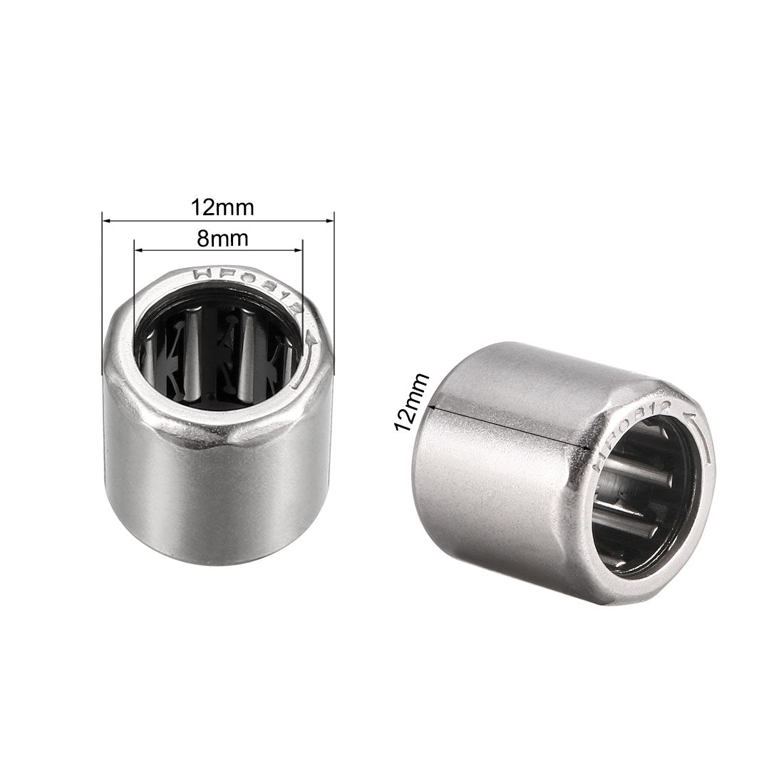 Harfington Needle Roller Bearings, Chrome Steel Needles One Way Clutch Bearing Metric
