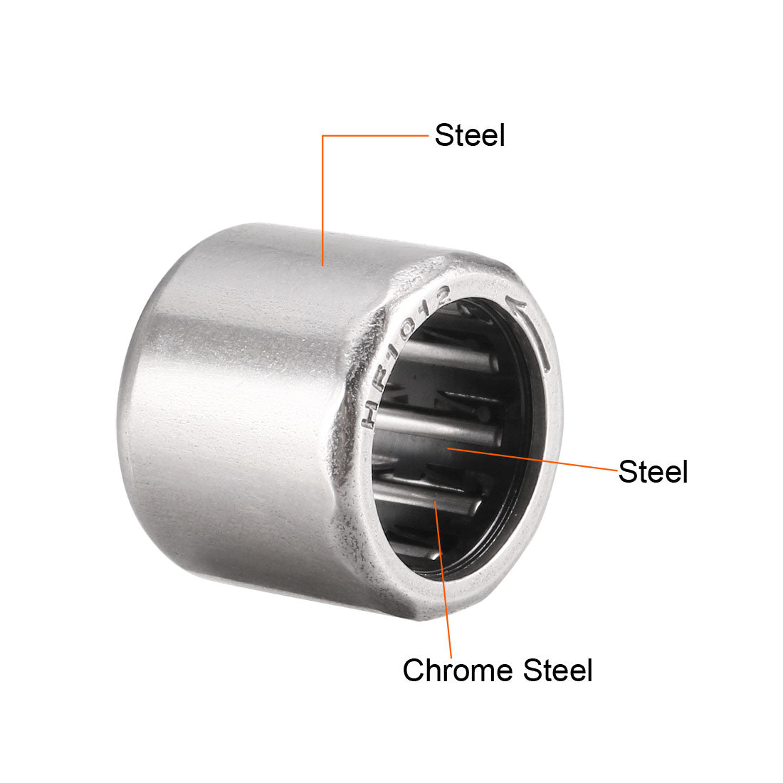 Harfington Needle Roller Bearings, Chrome Steel Needles One Way Clutch Bearing Metric