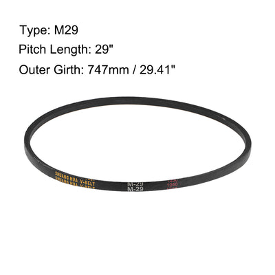 Harfington Drive V-Belt Pitch Length Industrial Power Rubber Transmission Belt