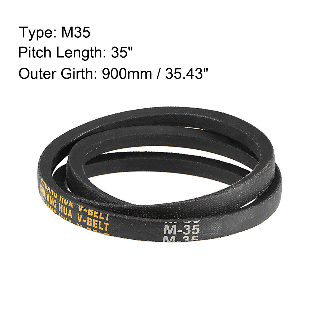 Harfington Drive V-Belt Pitch Length Industrial Power Rubber Transmission Belt