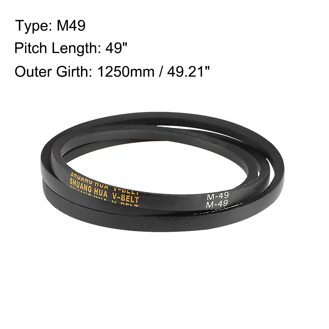 Harfington Drive V-Belt Pitch Length Industrial Power Rubber Transmission Belt