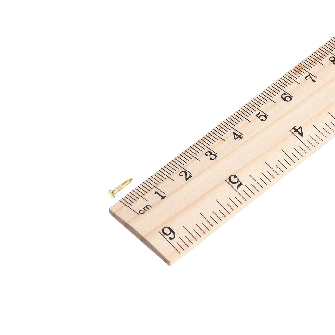 Harfington Small Tiny Nails 1.5X8mm for DIY Decorative Wooden Boxes Gold Tone 100pcs