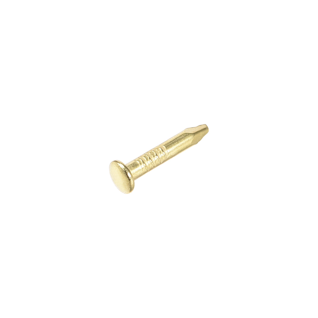 Harfington Small Tiny Nails 1.5X8mm for DIY Decorative Wooden Boxes Gold Tone 300pcs