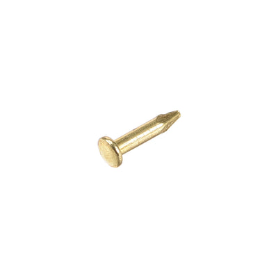 Harfington Small Tiny Nails 1.8X8mm for DIY Decorative Wooden Boxes Gold Tone 100pcs