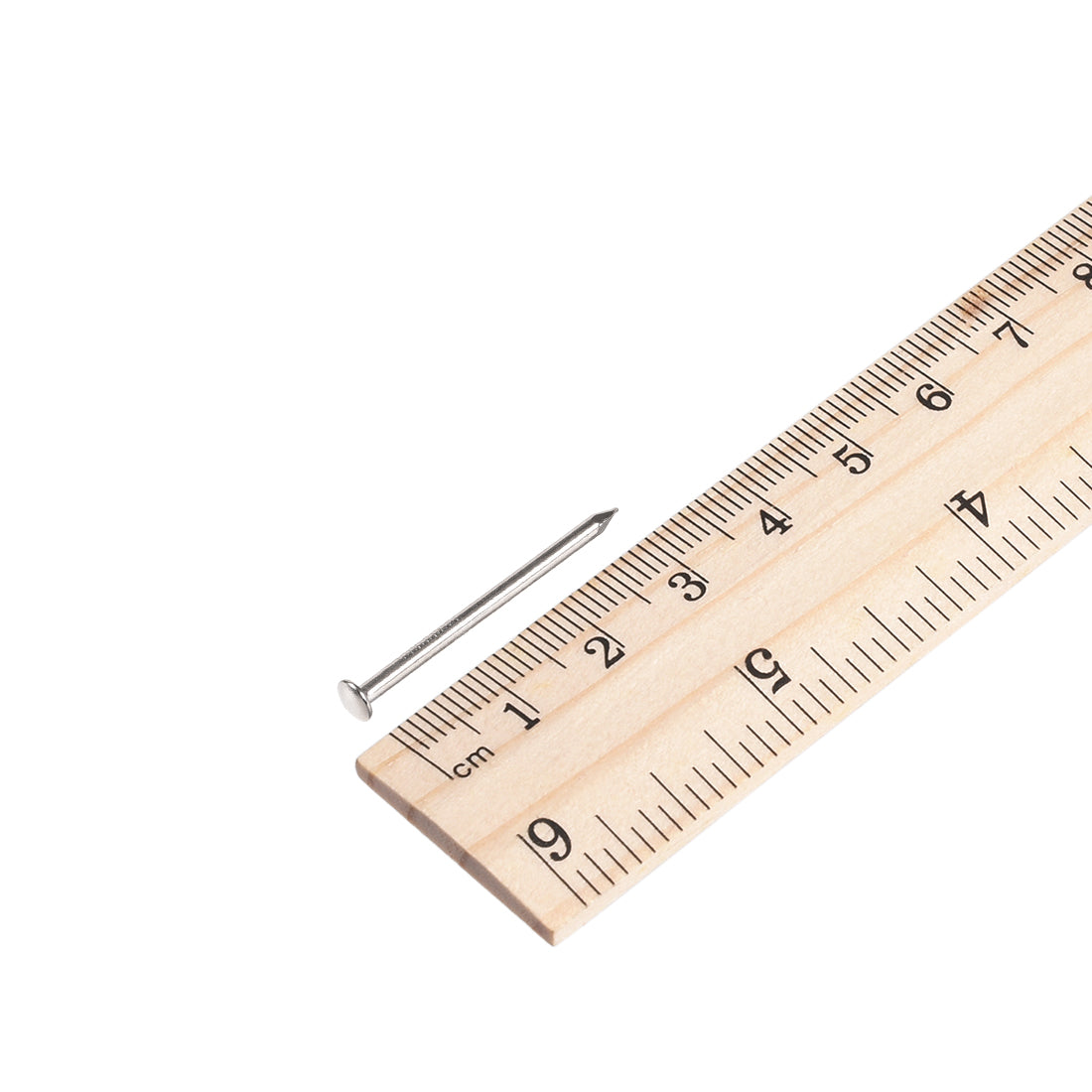 Harfington Small Tiny Nails 1.5X30mm for DIY Decorative Wooden Boxes Silver Tone 150pcs