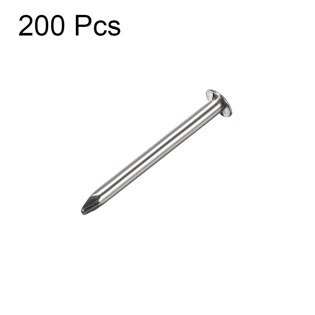 Harfington Small Tiny Nails 1.4X16mm for DIY Decorative Pictures Wooden Boxes Household Accessories 200pcs