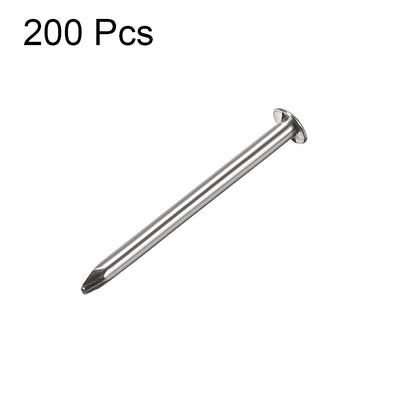 Harfington Small Tiny Nails 1.4X19mm for DIY Decorative Pictures Wooden Boxes Household Accessories 200pcs