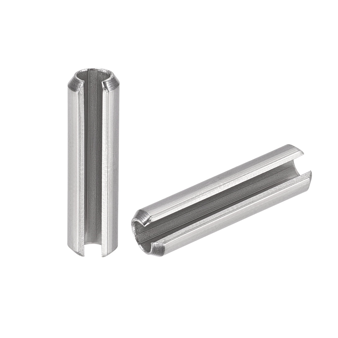 Harfington 304 Stainless Steel Split Spring Roll Dowel Pins Plain Finish 20Pcs