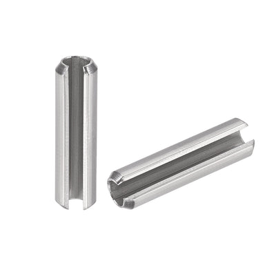 Harfington 304 Stainless Steel Split Spring Roll Dowel Pins Plain Finish 20Pcs