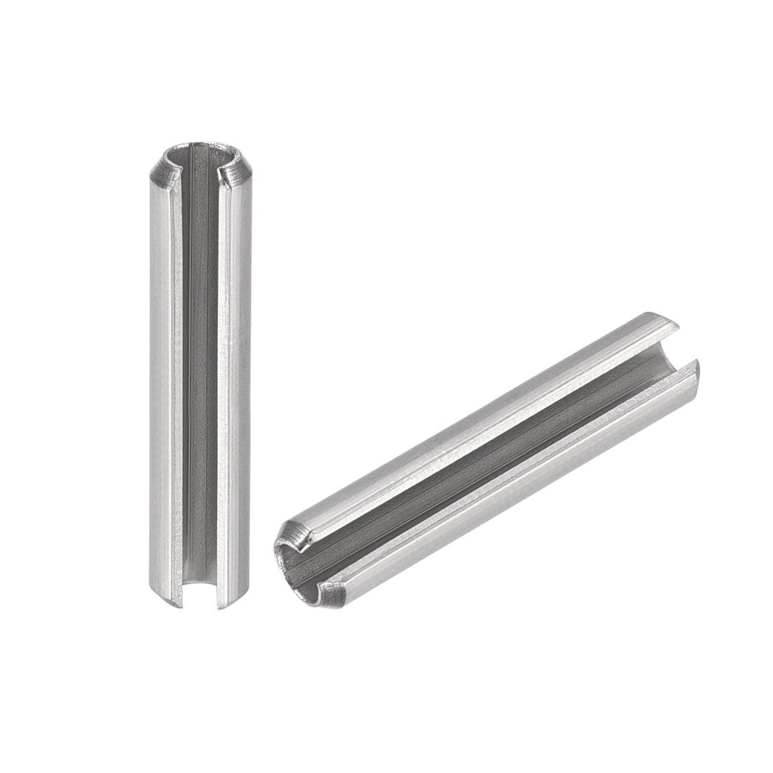 Harfington 304 Stainless Steel Split Spring Roll Dowel Pins Plain Finish 20Pcs