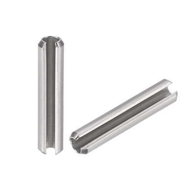 Harfington 304 Stainless Steel Split Spring Roll Dowel Pins Plain Finish 20Pcs
